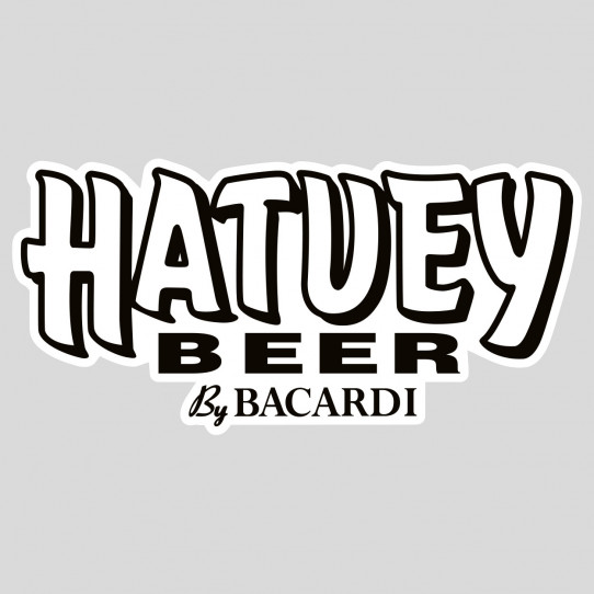 Stickers hatuey beer by bacardi