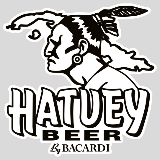 Stickers hatuey beer by bacardi