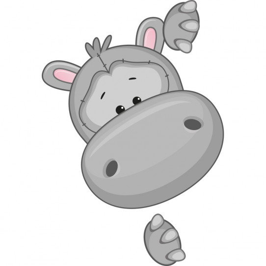 Stickers hippopotame