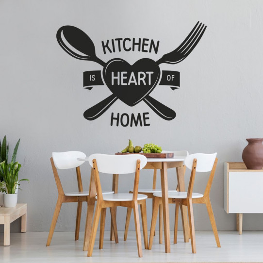 Stickers kitchen is heart of home