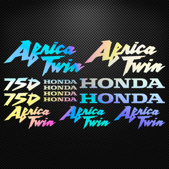 Stickers moto holographique - Honda Africa Twin 750