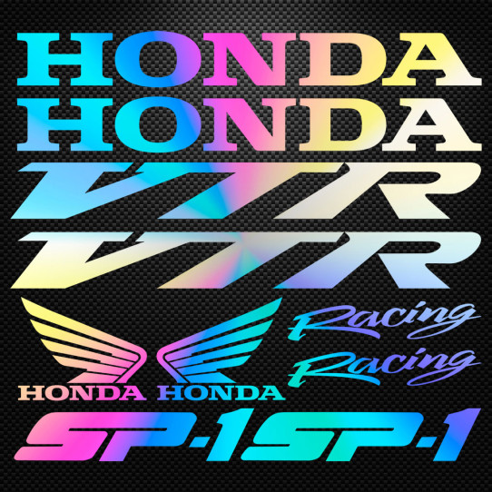 Stickers moto holographique - Honda Racing VTR SP-1