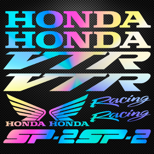 Stickers moto holographique - Honda Racing VTR SP-2