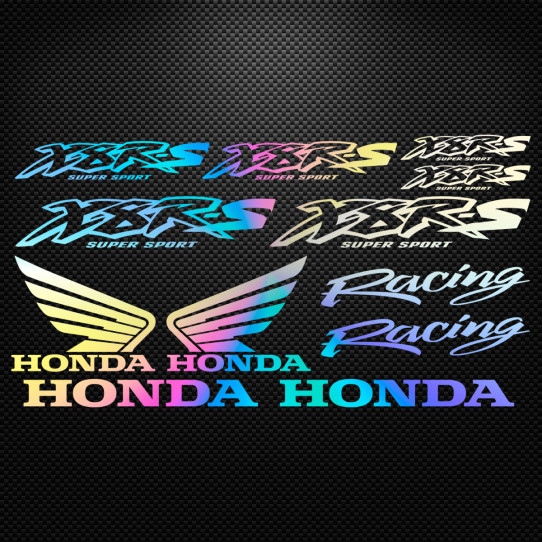 Stickers moto holographique - Honda Racing X8R-S