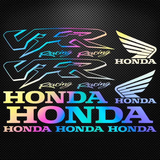 Stickers moto holographique - Honda VFR Racing