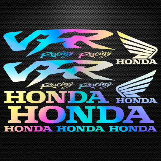 Stickers moto holographique - Honda VFR Racing