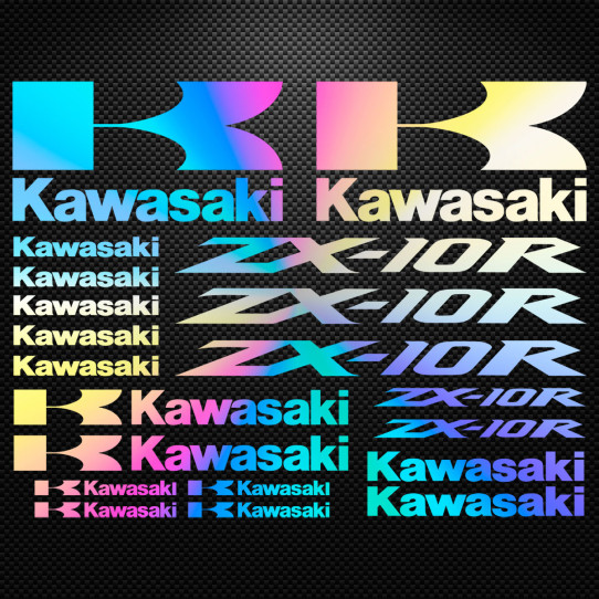 Stickers moto holographique - Kawasaki Ninja ZX-10R