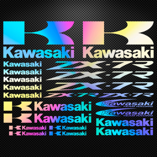 Stickers moto holographique - Kawasaki Ninja ZX-7R