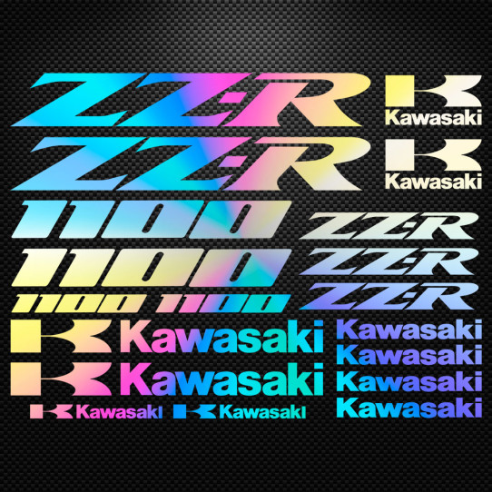 Stickers moto holographique - Kawasaki ZZ-R 1100