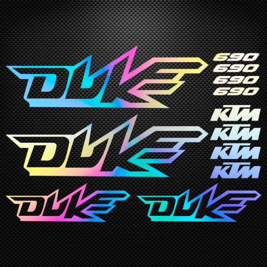 Stickers moto holographique - KTM DUKE 690
