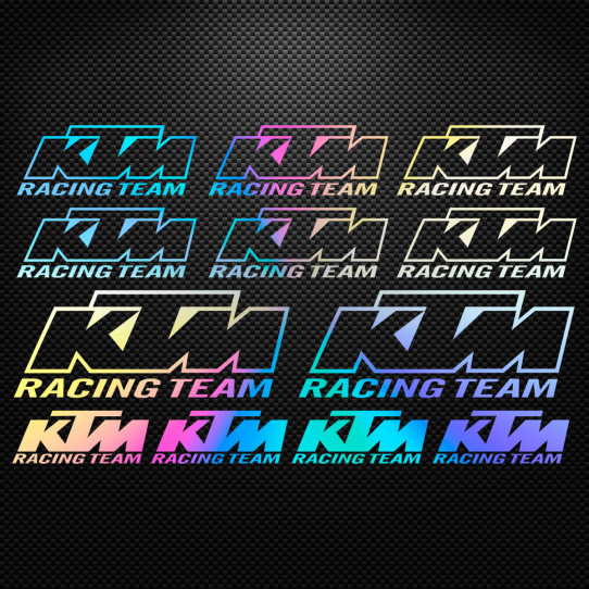Stickers moto holographique - KTM RACING TEAM