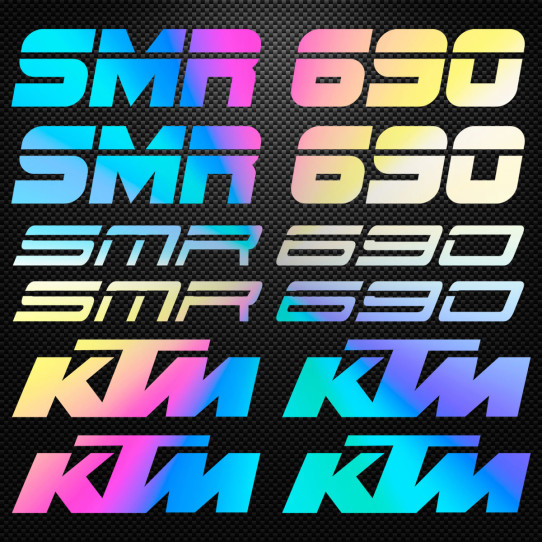 Stickers moto holographique - KTM SMR 690