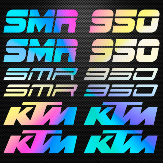 Stickers moto holographique - KTM SMR 950