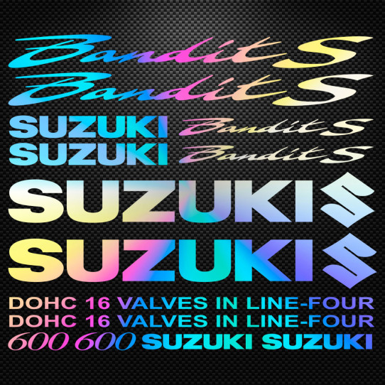 Stickers moto holographique - SUZUKI Bandit 600S
