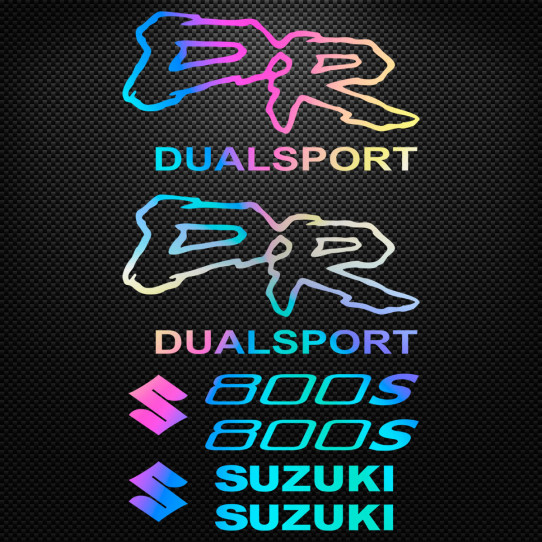 Stickers moto holographique - SUZUKI DR Dual sport 800S
