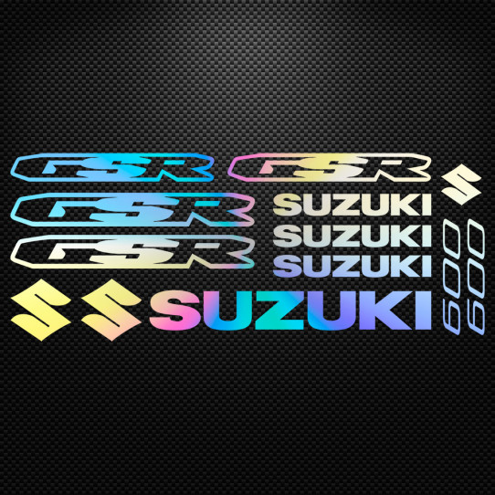 Stickers moto holographique - SUZUKI GSR 600