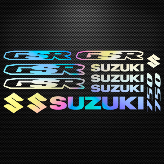 Stickers moto holographique - SUZUKI GSR 750