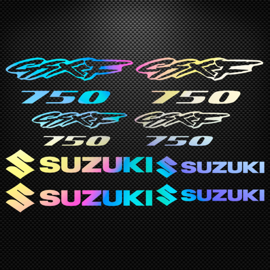 Stickers moto holographique - SUZUKI GSX F 750