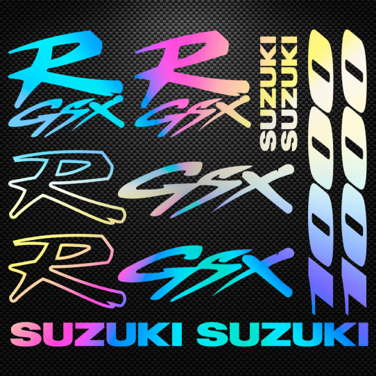 Stickers moto holographique - SUZUKI GSX R 1000