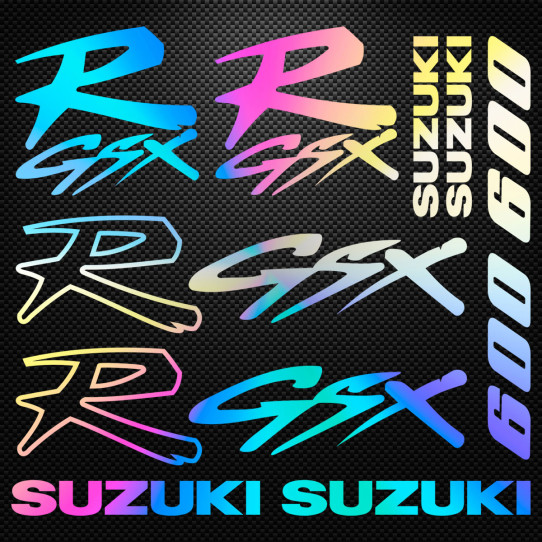 Stickers moto holographique - SUZUKI GSX R 600