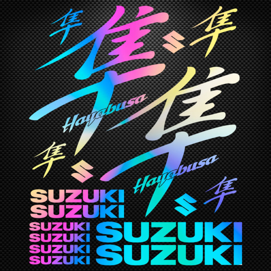Stickers moto holographique - SUZUKI HAYABUSA
