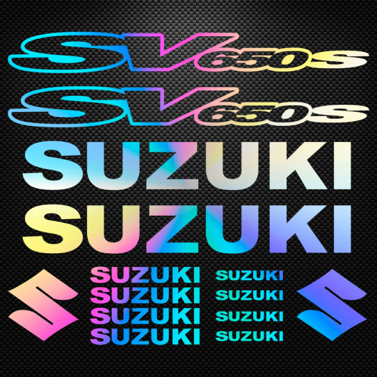 Stickers moto holographique - SUZUKI SV 650S