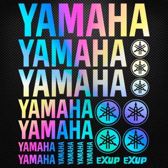 Stickers moto holographique - YAMAHA EXUP