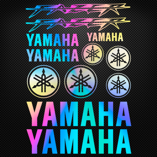 Stickers moto holographique - YAMAHA FAZER