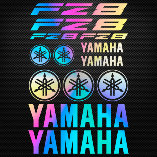 Stickers moto holographique - YAMAHA FZ8