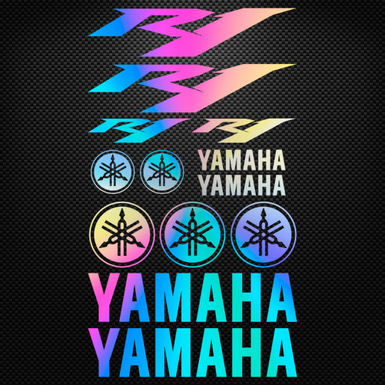 Stickers moto holographique - YAMAHA R1