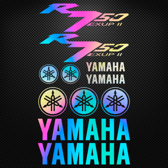 Stickers moto holographique - YAMAHA R750 EXUP