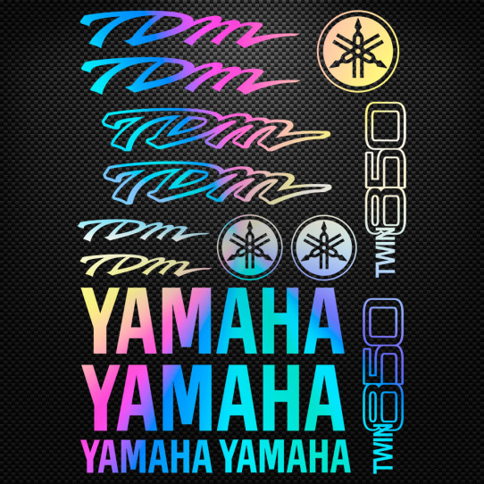 Stickers moto holographique - YAMAHA TDM TWIN 850