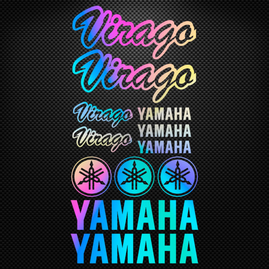 Stickers moto holographique - YAMAHA VIRAGO