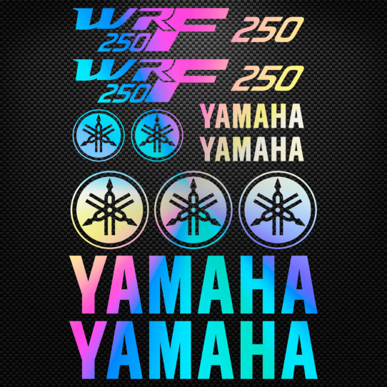 Stickers moto holographique - YAMAHA WRF 250
