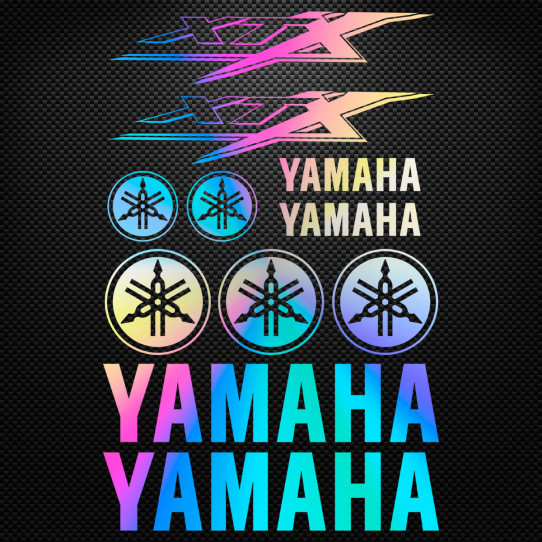 Stickers moto holographique - YAMAHA XTX