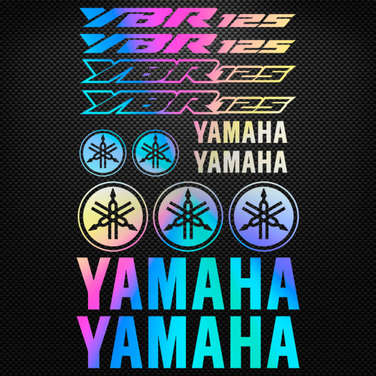Stickers moto holographique - YAMAHA YBR 125