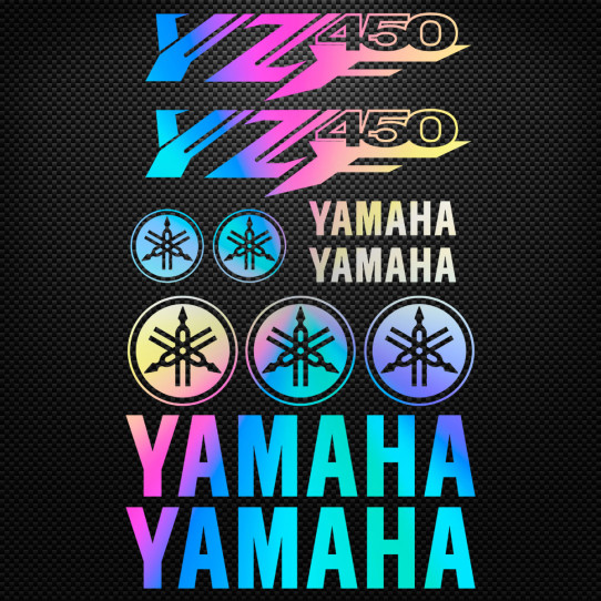 Stickers moto holographique - YAMAHA YZF 450