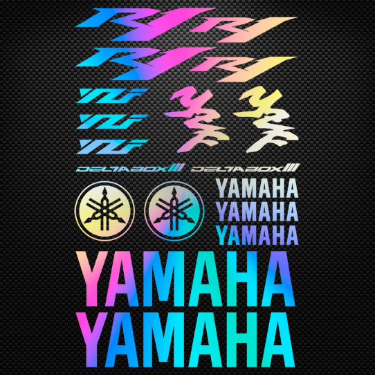 Stickers moto holographique - YAMAHA YZF R1