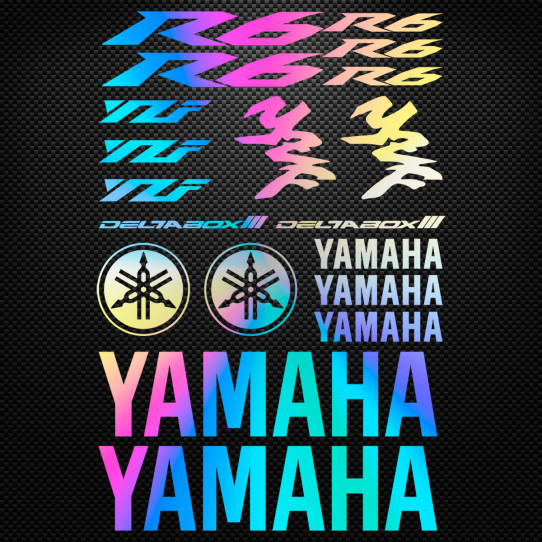 Stickers moto holographique - YAMAHA YZF R6