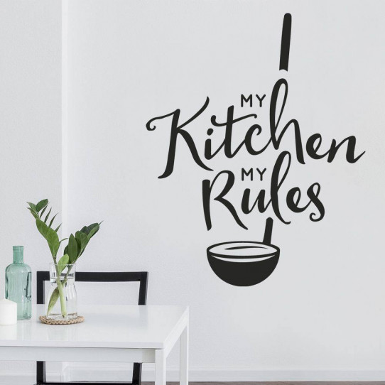 Stickers my kitchen my rules