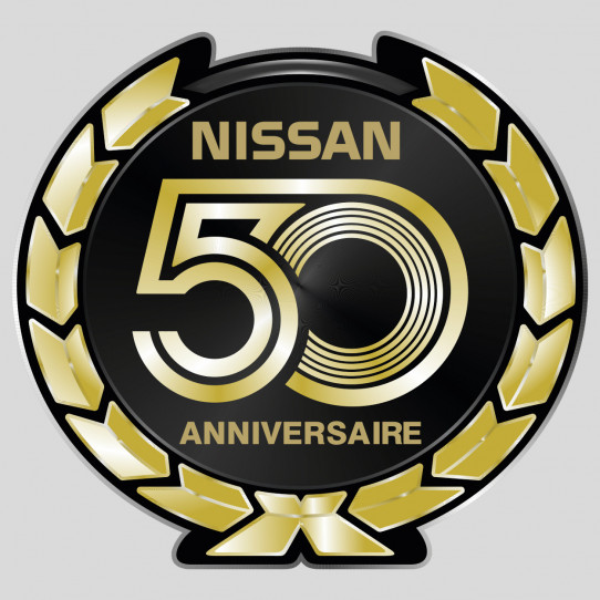 Stickers nissan 50ème anniversaire