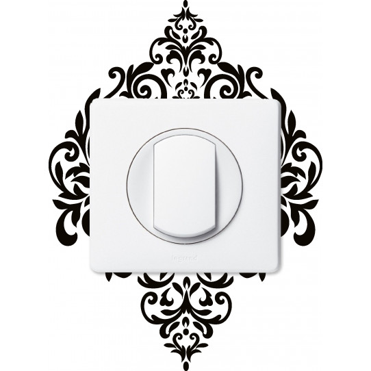 Stickers ornement pour prise et interrupteur