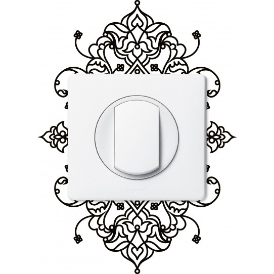 Stickers ornement pour prise et interrupteur