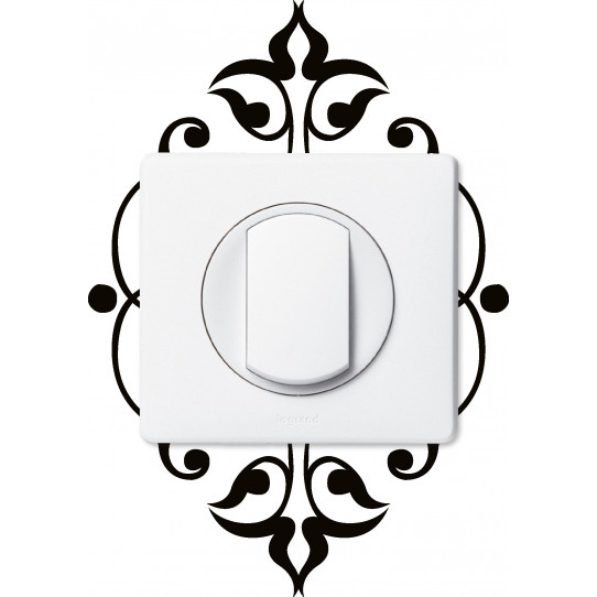 Stickers ornement pour prise et interrupteur