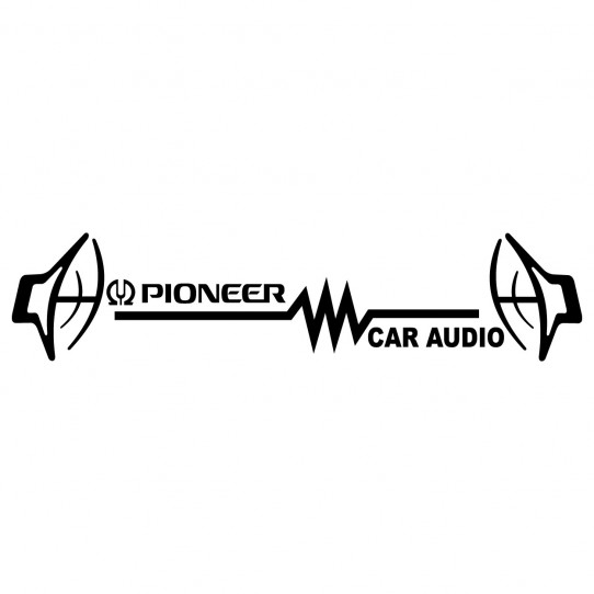 Stickers pioneer car audio