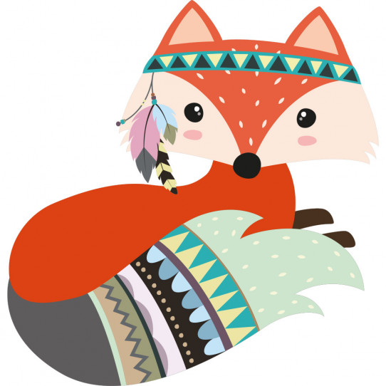 Stickers renard indien