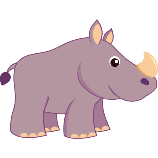 Stickers rhinocéros