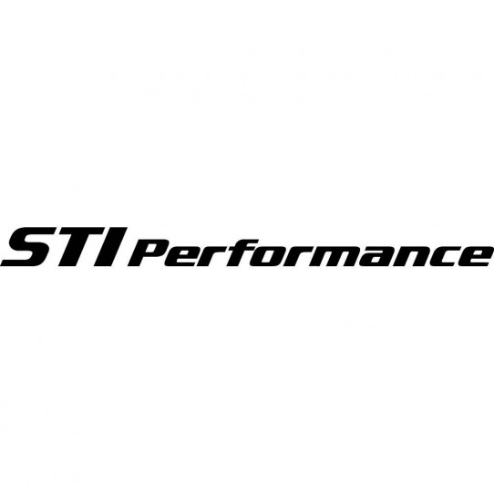 Stickers STI performance