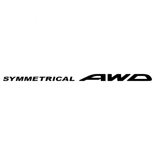 Stickers subaru symmetrical AWD