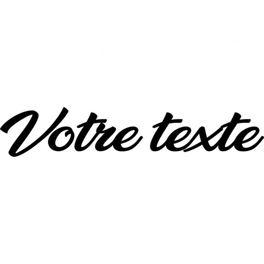 Stickers texte personnalisé